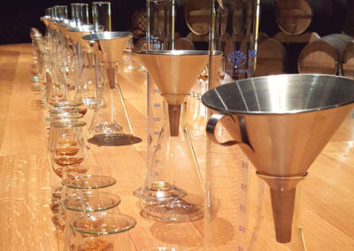 Workshop master blender with a cognac master