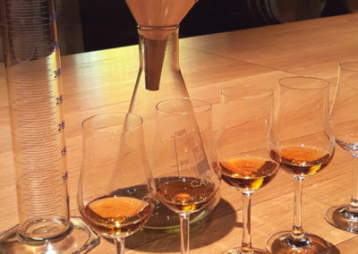 Workshop master blender with a cognac master