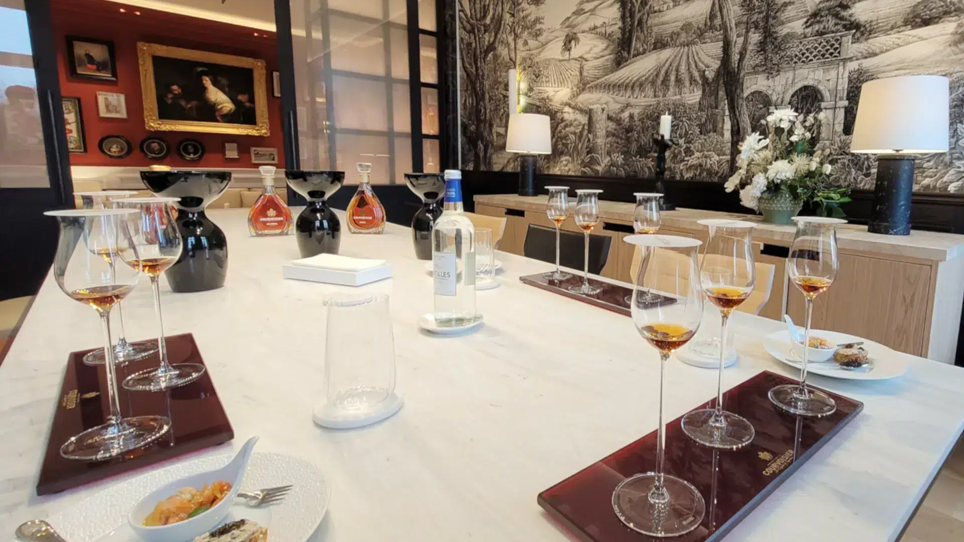 Private tastings during prestigious cognac houses visits